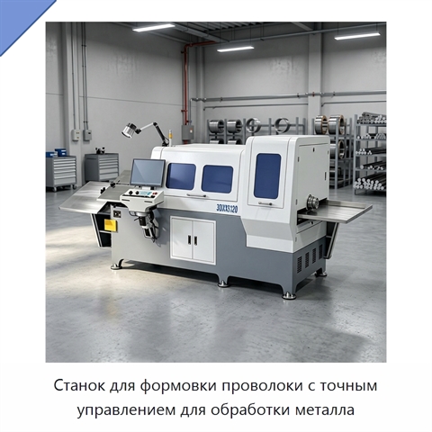 Станок для формовки проволоки с точным управлением для обработки металла