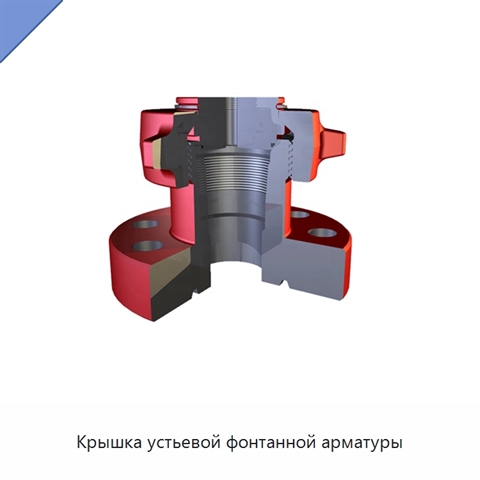 Крышка устьевой фонтанной арматуры