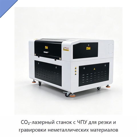 CO₂-лазерный станок с ЧПУ для резки и гравировки неметаллических материалов