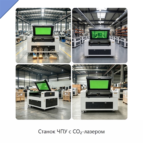 Станок ЧПУ с CO₂-лазером