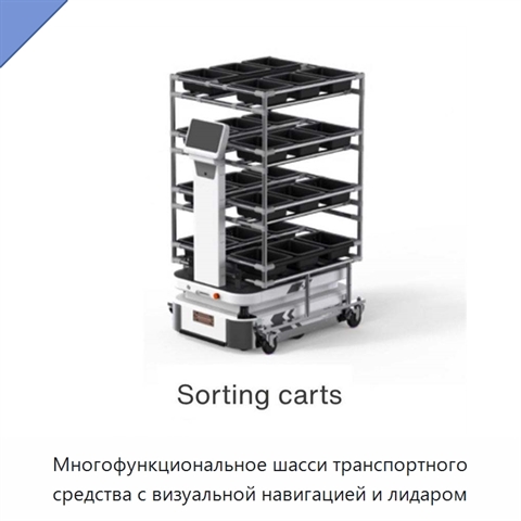 Многофункциональное шасси транспортного средства с визуальной навигацией и лидаром