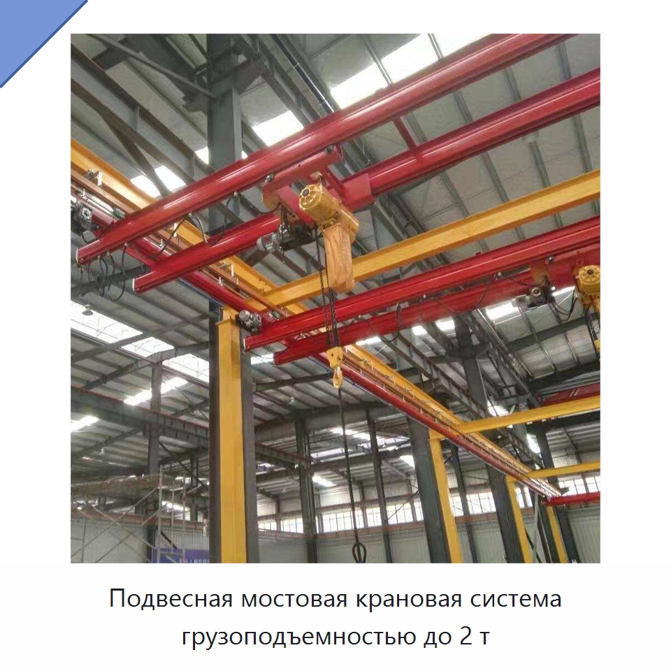 Подвесная мостовая крановая система грузоподъемностью до 2 т — Краны