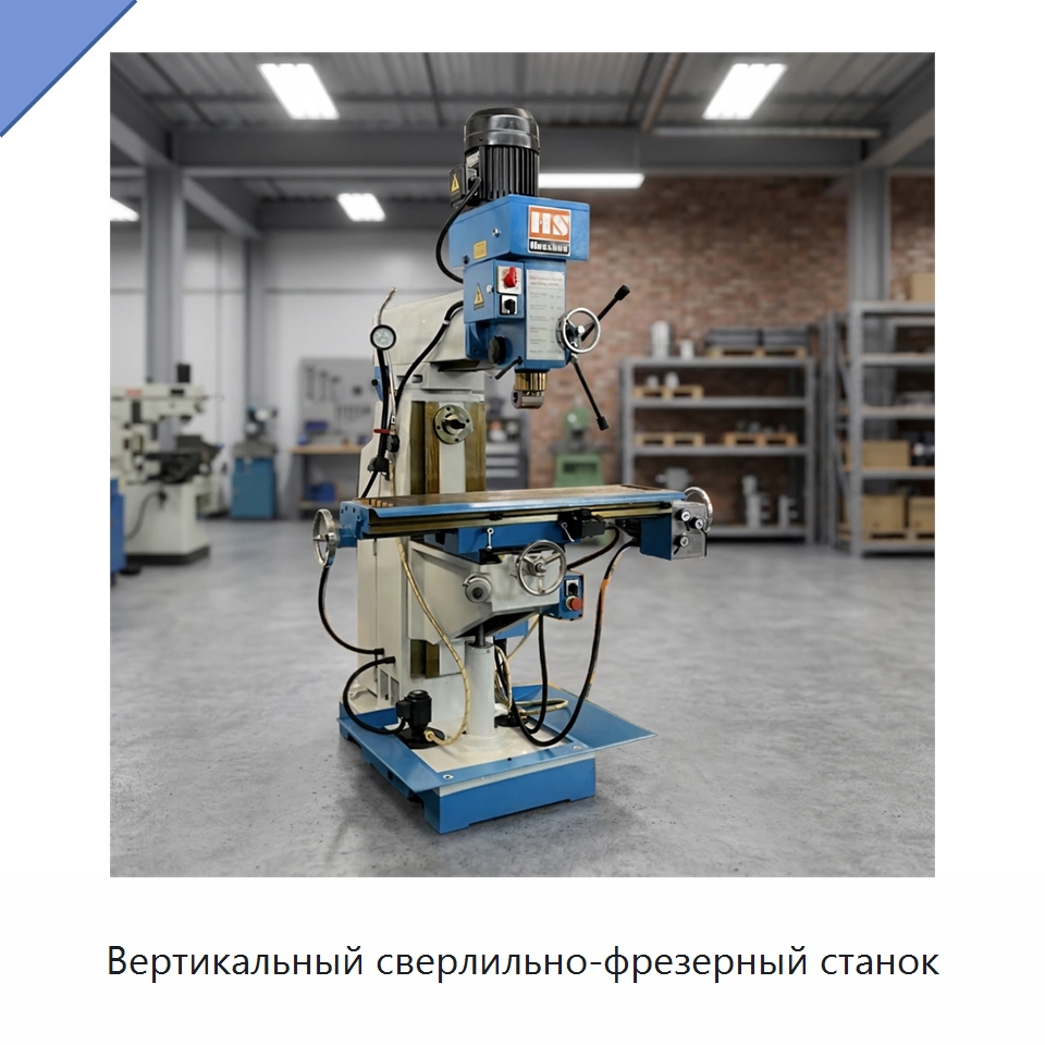 Вертикальный сверлильно-фрезерный станок — Фрезерные станки