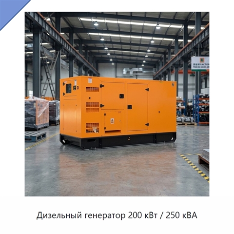 Дизельный генератор 200 кВт / 250 кВА