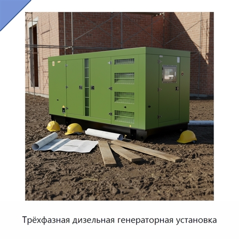 Трёхфазная дизельная генераторная установка