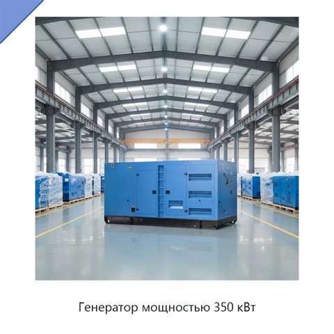Генератор мощностью 350 кВт