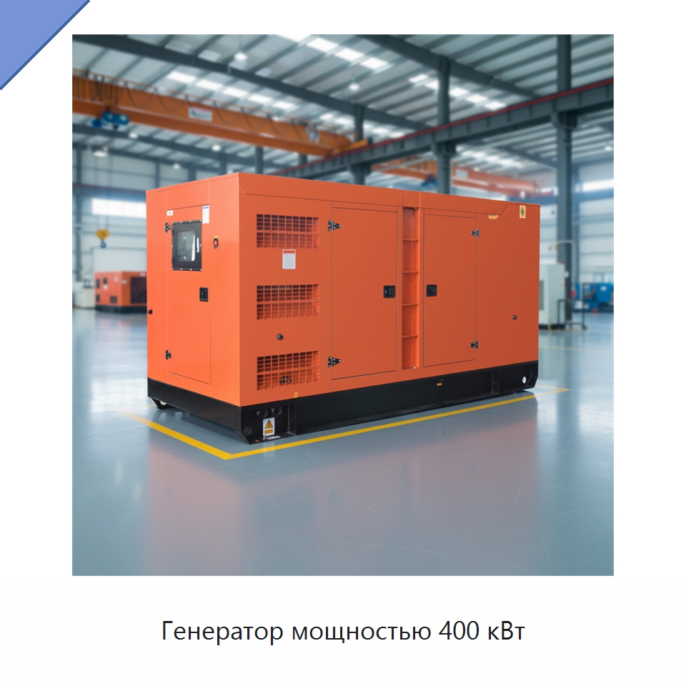 Генератор мощностью 400 кВт — Дизельные генераторы