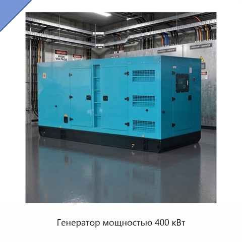 Генератор мощностью 400 кВт
