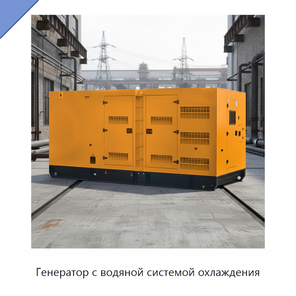Генератор с водяной системой охлаждения — Дизельные генераторы