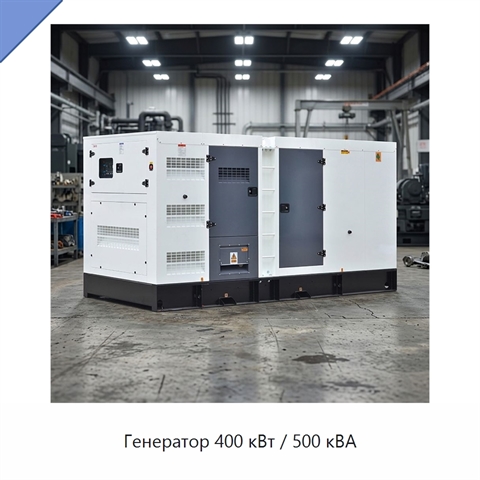 Генератор 400 кВт / 500 кВА