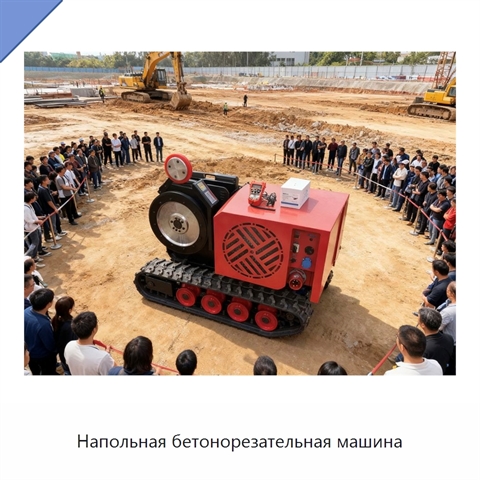 Напольная бетонорезательная машина
