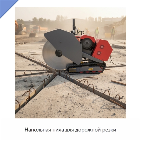 Напольная пила для дорожной резки