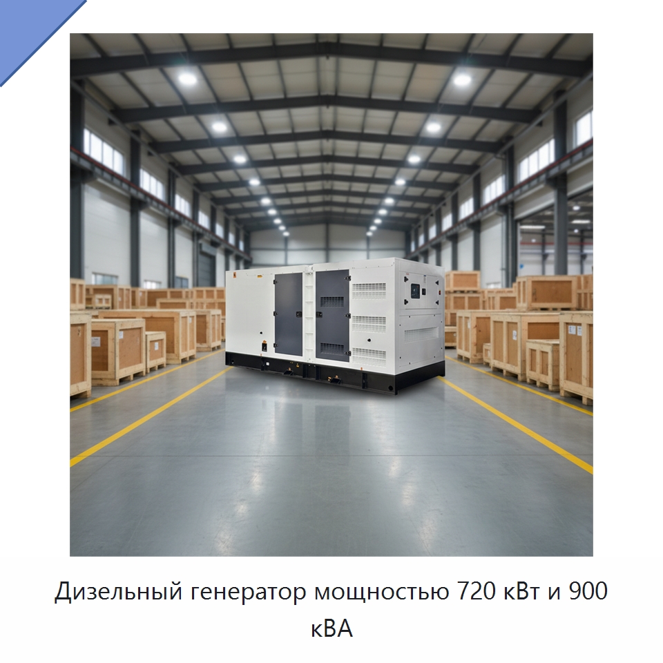 Дизельный генератор мощностью 720 кВт и 900 кВА — Дизельные генераторы