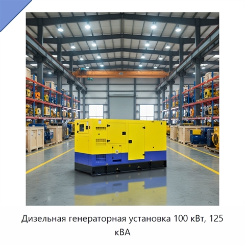 Дизельная генераторная установка 100 кВт, 125 кВА