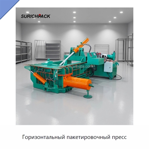 Горизонтальный пакетировочный пресс