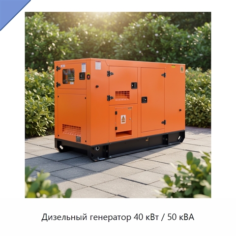 Дизельный генератор 40 кВт / 50 кВА