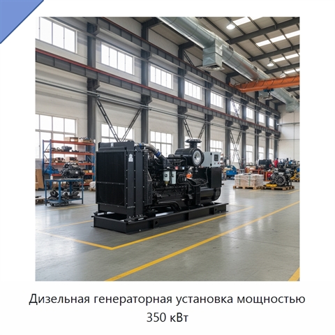 Дизельная генераторная установка мощностью 350 кВт