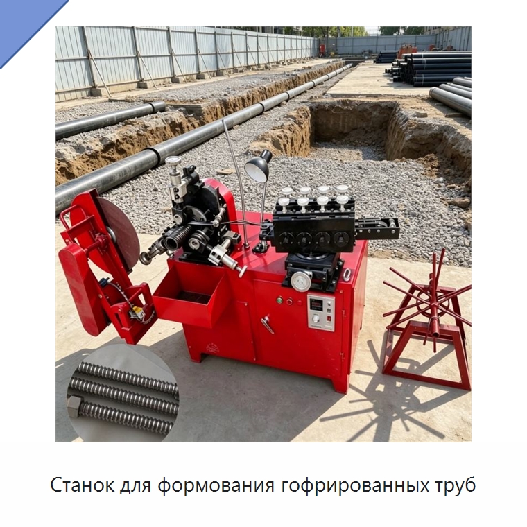 Станок для формования гофрированных труб — Оборудование для производства труб