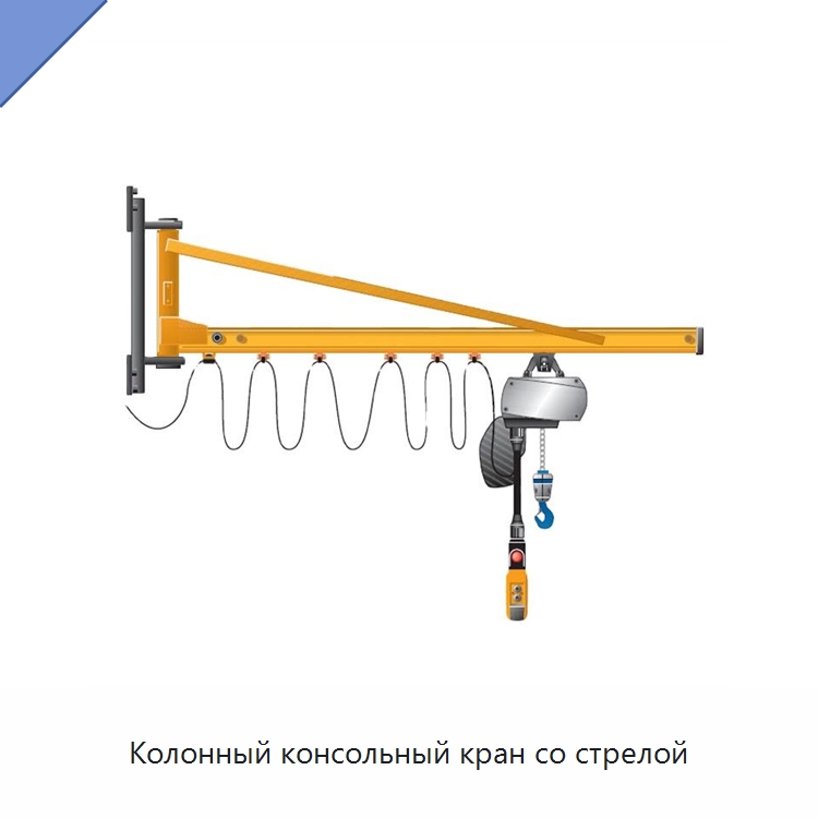 Колонный консольный кран со стрелой — Краны