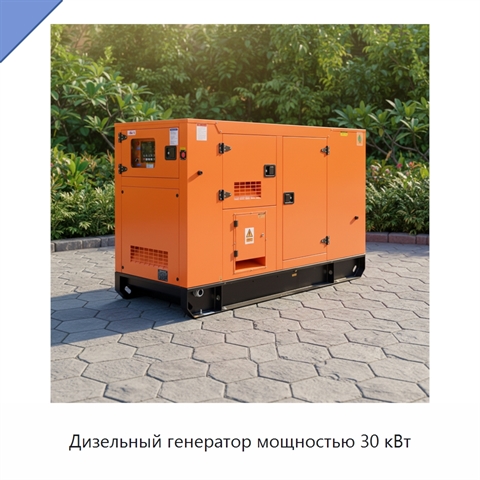 Дизельный генератор мощностью 30 кВт