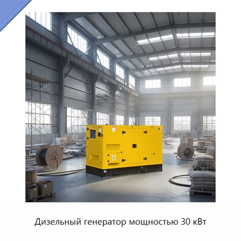 Дизельный генератор мощностью 30 кВт