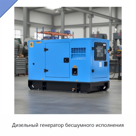 Дизельный генератор бесшумного исполнения