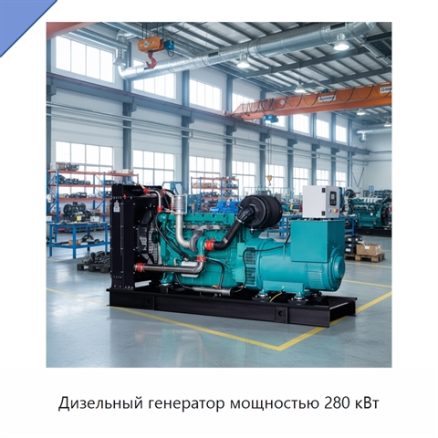 Дизельный генератор мощностью 280 кВт