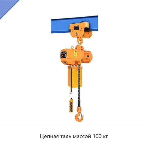 Цепная таль массой 100 кг
