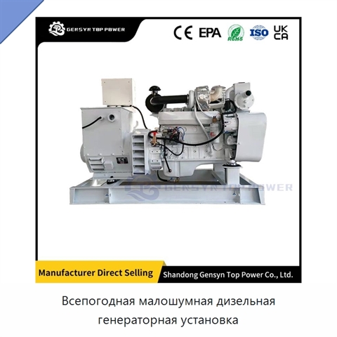 Всепогодная малошумная дизельная генераторная установка
