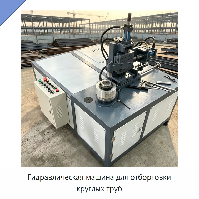 Гидравлическая машина для отбортовки круглых труб — Специальная строительная техника