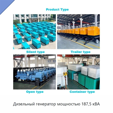 Дизельный генератор мощностью 187,5 кВА