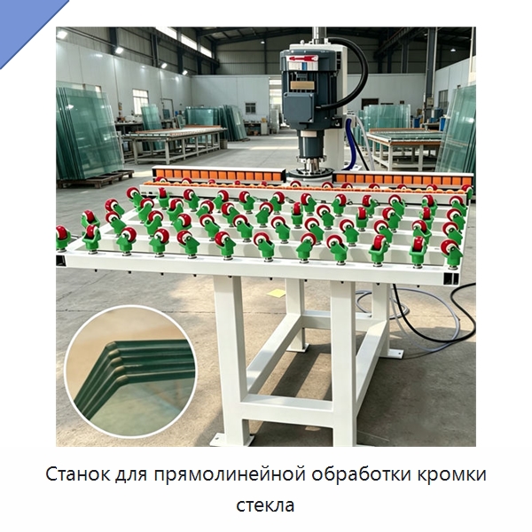 Станок для прямолинейной обработки кромки стекла — Оборудование для производства стекла