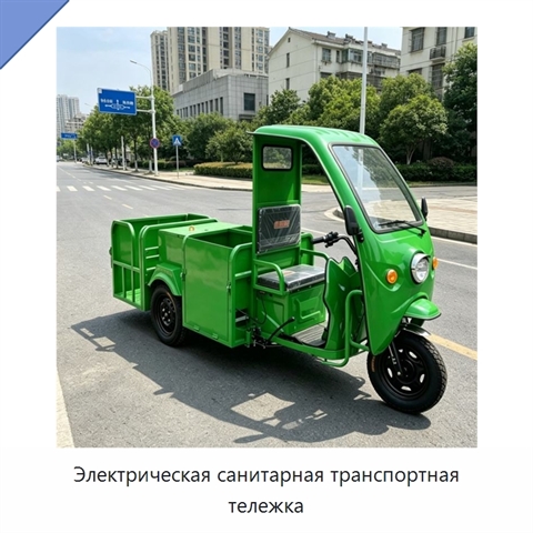 Электрическая санитарная транспортная тележка