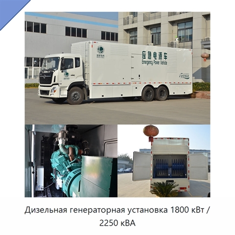 Дизельная генераторная установка 1800 кВт / 2250 кВА
