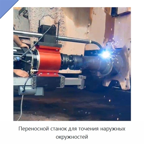 Переносной станок для точения наружных окружностей