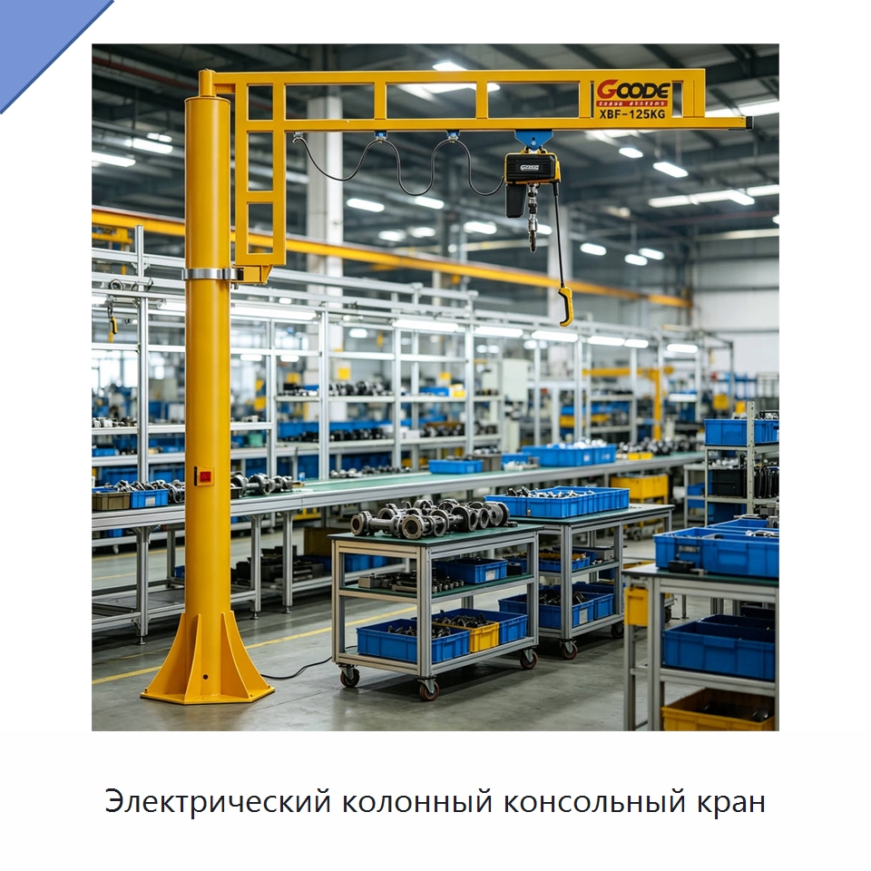 Электрический колонный консольный кран — Электротали