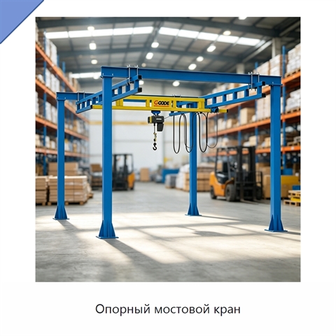 Опорный мостовой кран