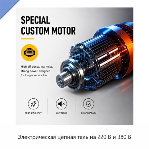 Электрическая цепная таль на 220 В и 380 В