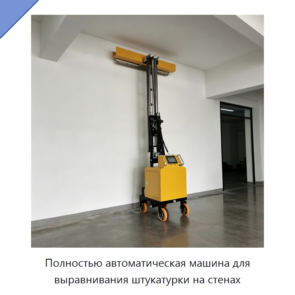 Полностью автоматическая машина для выравнивания штукатурки на стенах — Специальная строительная техника