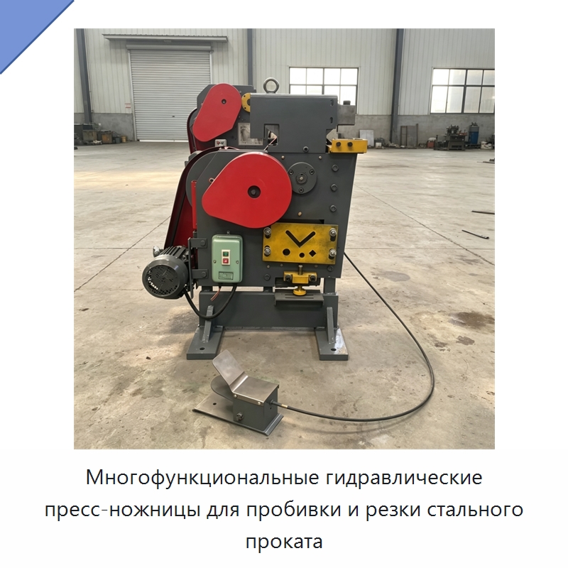 Многофункциональные гидравлические пресс-ножницы для пробивки и резки стального проката — Гидравлические комбинированные пресс-ножницы