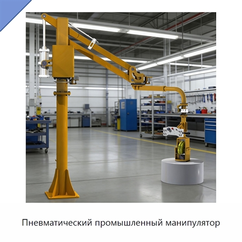 Пневматический промышленный манипулятор