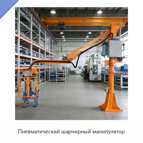 Пневматический шарнирный манипулятор