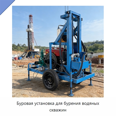 Буровая установка для бурения водяных скважин
