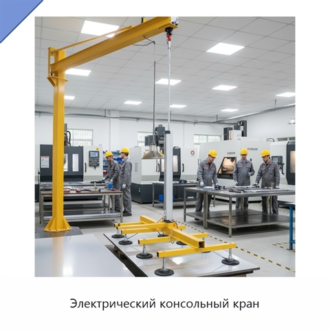 Электрический консольный кран