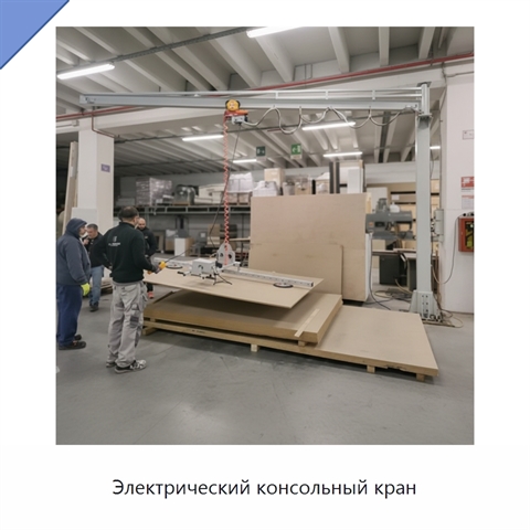 Электрический консольный кран