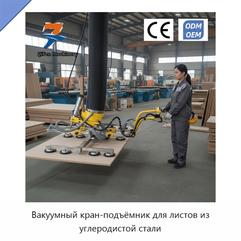 Вакуумный кран-подъёмник для листов из углеродистой стали