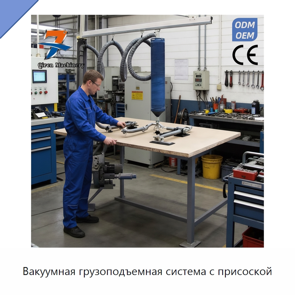 Вакуумная грузоподъемная система с присоской — Вакуумные грузозахваты