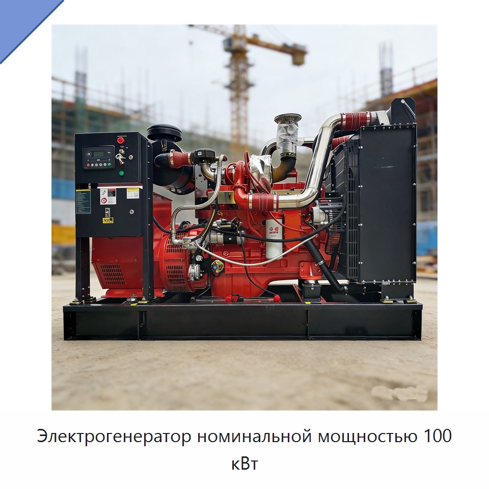 Электрогенератор номинальной мощностью 100 кВт — Газотурбинные генераторы