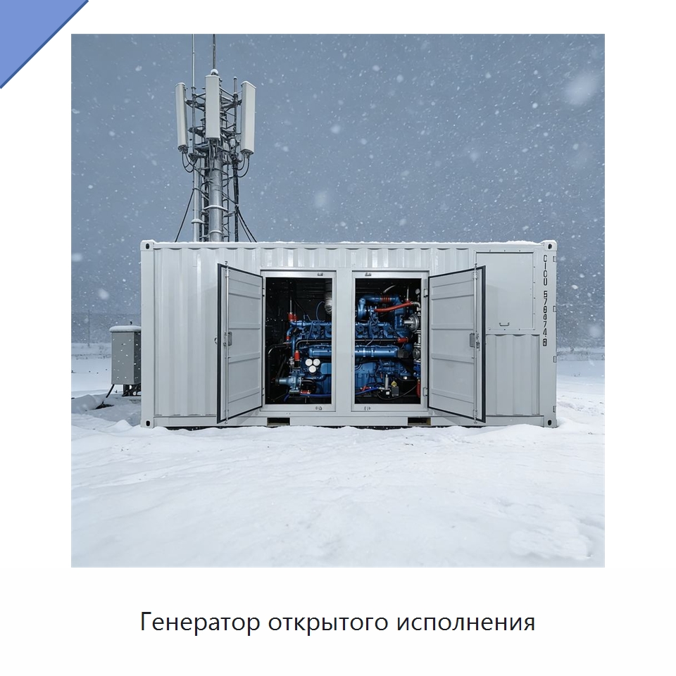 Генератор открытого исполнения — Газотурбинные генераторы