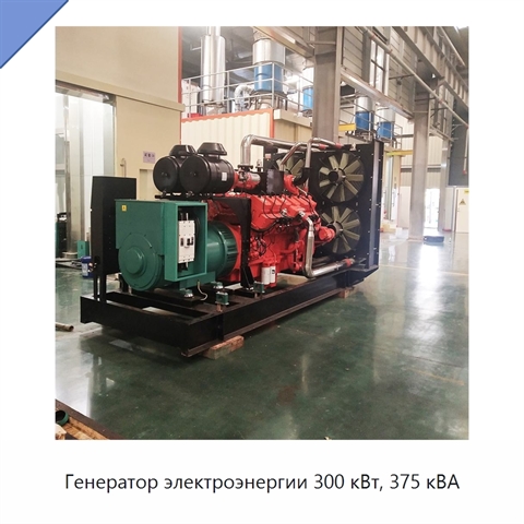 Генератор электроэнергии 300 кВт, 375 кВА